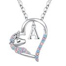 Conjunto de colares e brincos Anoup Unicorn para meninas de 4 a 6 anos