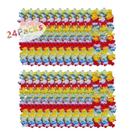 Conjunto de colares havaianos Forellfit, pacote com 24 colares, 106 cm