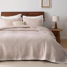 Conjunto de colcha Bedsure Pink King Size com 2 fronhas