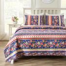 Conjunto de Colcha Greenland Home Melania de Algodão Oversized King