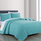 Conjunto de colchas Chezmoi Collection Austin 3 peças Queen Size