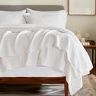 Conjunto de colchas EVERGRACEHOME de algodão king size, 3 peças, marfim