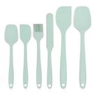 conjunto de colher e espatulas para cozinha de silicone antiaderente espatulas resistentes ao calor excelente ferrame...