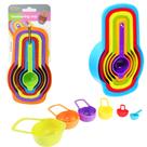 Conjunto de colher medidora de plastico com 6 pecas 7,5/15/60/85/125/250ml - SAZ COMERCIO