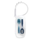 Conjunto de colheres de bebê NumNum Silicone Pre-Spoon GooTensils 6+ Mo