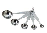 Conjunto de colheres de medição TableCraft em aço inoxidável de 5 peças Conjunto de colheres de medição TableCraft em aço inoxidável de 5 peças