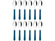 Conjunto de Colheres de Mesa Tramontina Leme Azul Oceano 12 Peças Conjunto de Colheres de Mesa Tramontina Leme Azul Oceano 12 Peças
