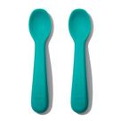 Conjunto de colheres OXO Tot Silicone Teal Color para bebês