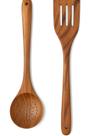 Conjunto de Colheres Vazadas de Madeira MAGNAWARE 46 cm em Madeira de Acácia Conjunto de Colheres Vazadas de Madeira MAGNAWARE 46 cm em Madeira de Acácia