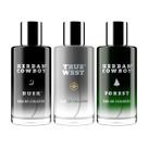 Conjunto de colônia Herban Cowboy para homens com canela, citronela 50 ml