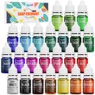 Conjunto de coloração Soap Dye Vividye 24 cores Food Grade Skin Safe