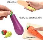 Conjunto de comida de cozinha Pretend Play para cortar madeira para crianças
