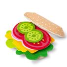 Conjunto de Comida de Feltro Melissa & Doug - 33 Peças - Sanduíches e Mais