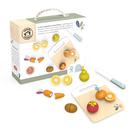 Conjunto de comida Wooden Play Speedy Monkey Toddler Cutting Toy