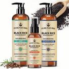 Conjunto de condicionador de shampoo para crescimento capilar Pure Naturis com água de arroz
