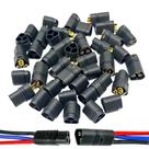 Conjunto de conectores Amass MT60 3,5 mm 3 pinos Bullet 10 pares