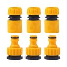 Conjunto De Conectores De Mangueira De Jardim ABS Macho Duplo De 1/2 Polegada, 6 Peças, Adaptador Conjunto De Conectores De Mangueira De Jardim ABS Macho Duplo De 1/2 Polegada, 6 Peças, Adaptador