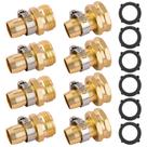 Conjunto de conectores de reparo de mangueiras de jardim Sanpaint 3/4 ou 5/8 Conjunto de conectores de reparo de mangueiras de jardim Sanpaint 3/4 ou 5/8