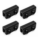 Conjunto De Conectores De Substituição Para Gazebo Retangular Pop-up, Peças De Reposição 1/4 Peças