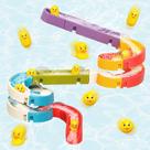 Conjunto de construção Bath Toy Tiyol Duck Slide Wall Track 34 peças para crianças