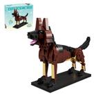 Conjunto de construção de brinquedos KAZI German Shepherd Dog 15x19x6cm 336 unidades