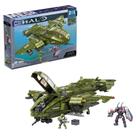 Conjunto de construção de brinquedos MEGA Halo Pelican Inbound com 2024 peças