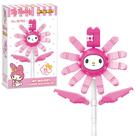 Conjunto de construção de tijolos Sanrio My Melody Flower, oficialmente licenciado pela Brickcraft, com 92 peças Conjunto de construção de tijolos Sanrio My Melody Flower, oficialmente licenciado pela Brickcraft, com 92 peças