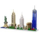 Conjunto de construção DovOb Architecture New York Skyline 3048 peças