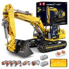 Conjunto de construção: escavadeira Mold King 13112 RC com 1830 peças
