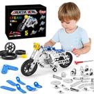 Conjunto de construção Ferthor Fun Erector Motorcycle 139 unidades de 8 anos ou mais Conjunto de construção Ferthor Fun Erector Motorcycle 139 unidades de 8 anos ou mais