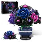 Conjunto de construção HiWeego Flowers Botanicals com rosa artificial