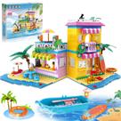 Conjunto de construção HOGOKIDS Beach House Seaside Villa 586 unidades de 6 anos ou mais