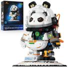 Conjunto de construção JMBricklayer Space Panda Astronaut 829 peças