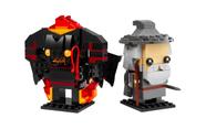 Conjunto de construção LEGO BrickHeadz 40631 Gandalf the Grey & Balrog