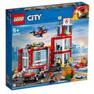 Conjunto de construção LEGO City Fire Station 60215 com 509 peças