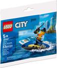 Conjunto de construção Lego City Police Water Scooter 33 peças 30567