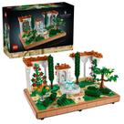 Conjunto de construção LEGO Icons Fountain Garden 10359 Adultos 18+