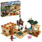 Conjunto de Construção LEGO Minecraft O Ataque dos Illagers na Vila 21160