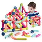 Conjunto de construção magnético Jofarstep com 42 peças para meninos e meninas de 3 anos ou mais