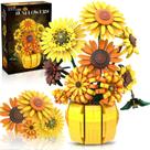 Conjunto de construção Mavo brix Flowers Van Gogh Sunflowers 14+ Years