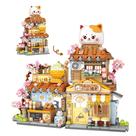 Conjunto de construção MindBox Lucky Cat Taiyaki Shop 923 unidades para maiores de 8 anos