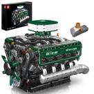 Conjunto de construção Mold King V8 Tank Engine com motor 30x24x24cm