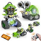 Conjunto de construção Opmind Opmind 5 em 1 STEM AI Robot 478 unidades para crianças 6-8