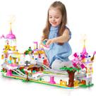 Conjunto de construção para montanha-russa HOGOKIDS Friend 711 peças