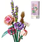 Conjunto de construção QIUXQIU Mini Bricks Flower Bouquet 568 unidades