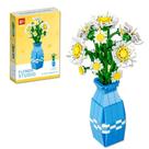 Conjunto de construção RECROQUO Daisy com vaso compatível com Lego 541 unidades