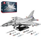 Conjunto de construção Reobrix F-16 Fighter Jet com 1377 unidades para crianças maiores de 14 anos