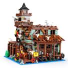 Conjunto de construção Sillbird Ideas Fishing Village Store House 1831 unidades