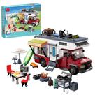 Conjunto de construção TYCOLE City Camper Van com acessórios 880 unidades