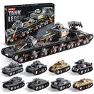 Conjunto de construção WW2 Army Tank Toys, 1165 peças, compatível com Lego